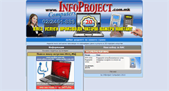 Desktop Screenshot of infoproject.com.mk